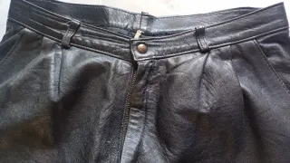 Pantaloni donna vera pelle vintage