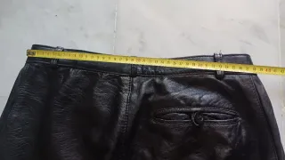 Pantaloni donna vera pelle vintage