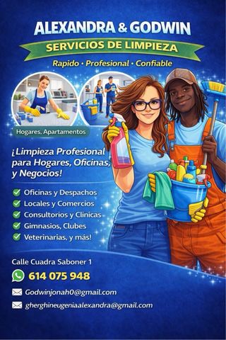 Servicio de limpieza y entrega y paseo de sus perr