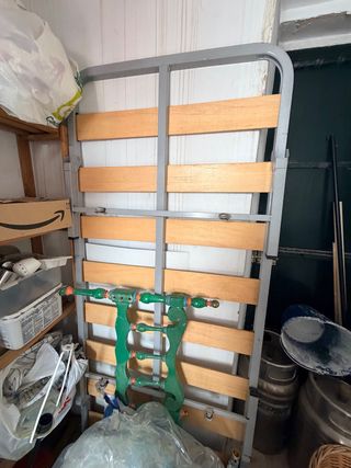 Somier 90cm patas plegables