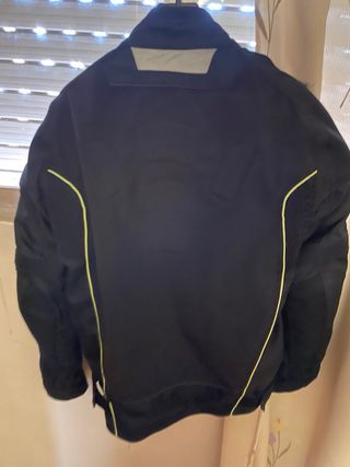 Chaqueta de moto negra Invictus
