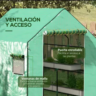 Funda de recambio invernadero impermeable cubierta