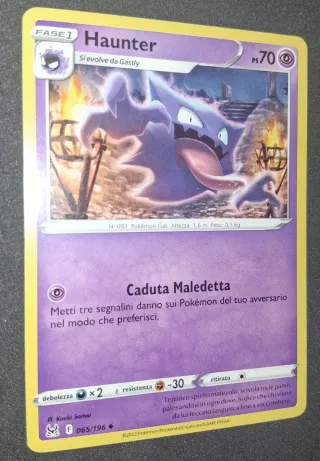 ​Lotto Pokémon: Gastly Vintage + Haunter +Mazzo