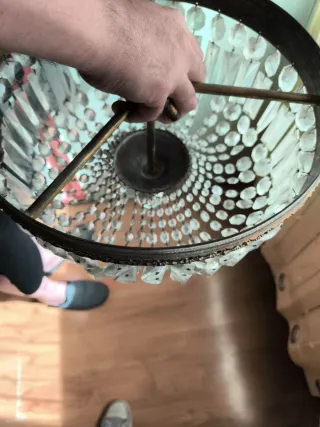 Lámpara de techo cristal Bohemia