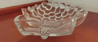 Vaciabolsillos/Dulcero Cristal Uvas Vintage