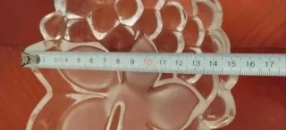 Vaciabolsillos/Dulcero Cristal Uvas Vintage