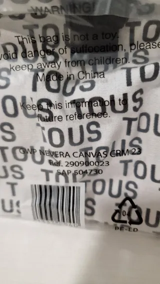 Bolsa porta alimentos Tous