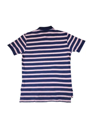 Polo Ralph Lauren Blu Rosa Righe Taglia L