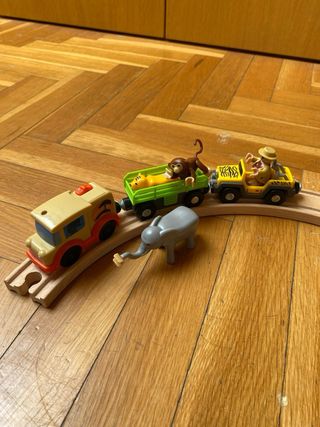Tren de Madera Jungla Playtive Junior 45 Piezas