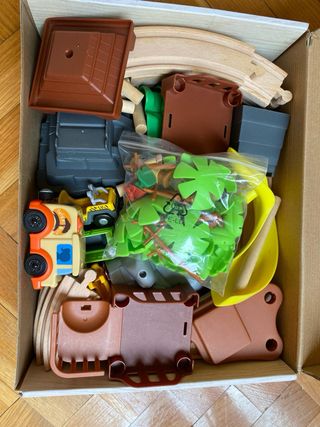 Tren de Madera Jungla Playtive Junior 45 Piezas