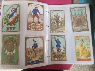 Antiguas etiquetas de hilo siglo XIX y XX