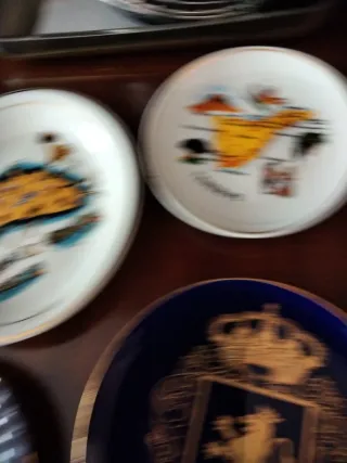 Lote de 6 platos decorativos lote