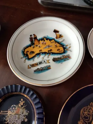 Lote de 6 platos decorativos lote