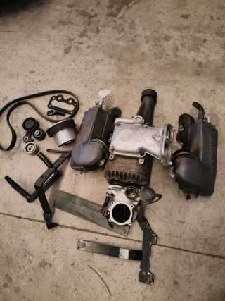 Motor BMW M60 B40 V8 con compresor Jaguar