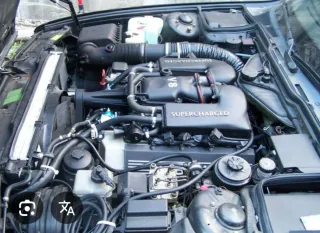 Motor BMW M60 B40 V8 con compresor Jaguar