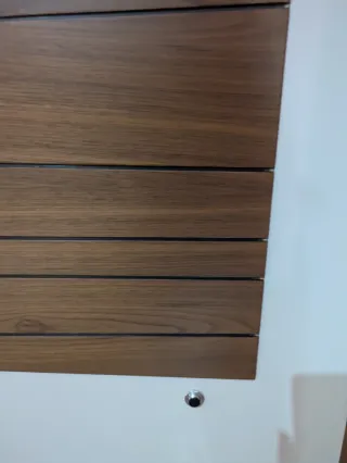 Cabecero de cama moderno madera y metal
