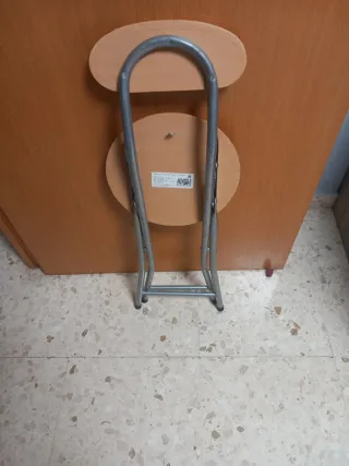 Silla plegable madera y metal
