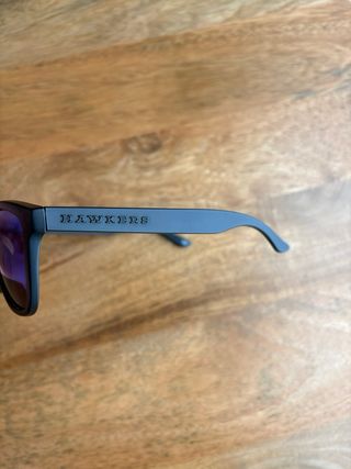 Hawkers Negras Lente Azul Espejo