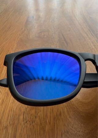 Hawkers Negras Lente Azul Espejo