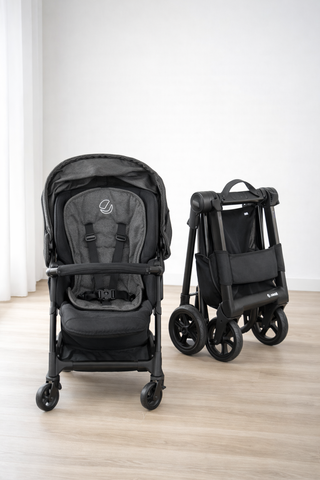 Carrito Jané gris plegable