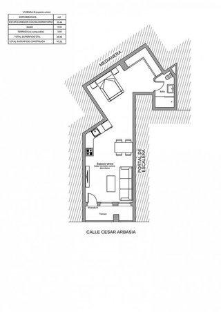 Estudio en venta en Suárez en Málaga