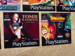 Lote 7 Carátulas PS1 (PlayStation 1) para Carlos