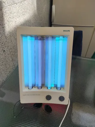 Solarium Facial Philips + Gafas