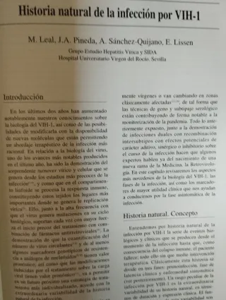 Libro antiguo de medicina sobre VIH