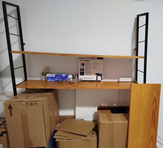 Estantería Metal y Madera Maciza