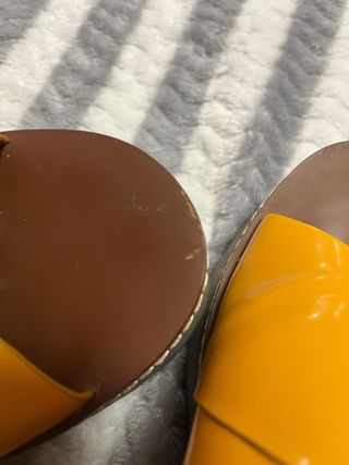 Sandalias Zara Mujer Talla 39 Amarillas