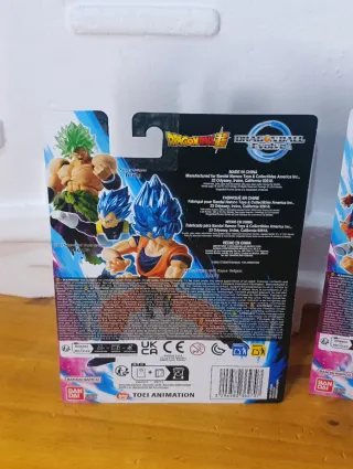 Dragon Ball Z Action Figures - Goku, Vegeta, Broly