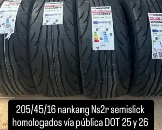 Nankang NS2R 205/45/16 Semislick Homologadas