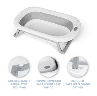 Bañera plegable bebé MS con cojín