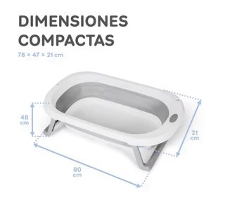 Bañera plegable bebé MS con cojín
