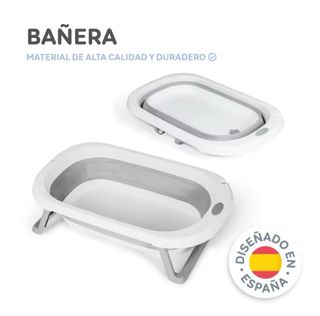 Bañera plegable bebé MS con cojín