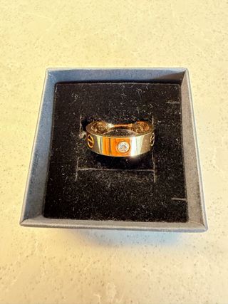 Anillo Cartier Oro Love FALSO