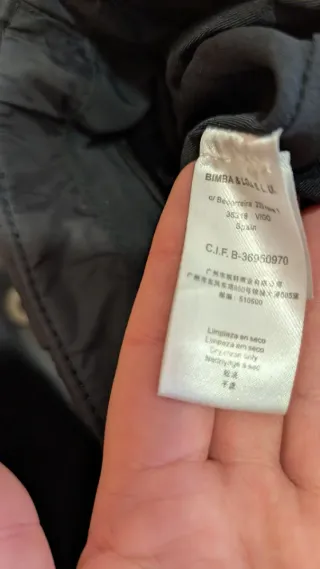 Bolso Bimba y Lola negro grande