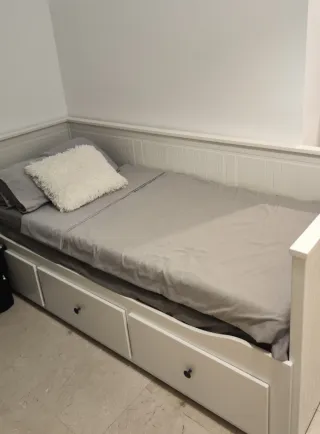 Cama nido Ikea Hemnes + 2 colchones 90x200