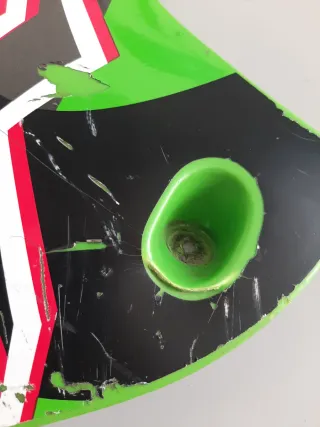 Tapas Laterales Kawasaki KLX 650 R Verdes