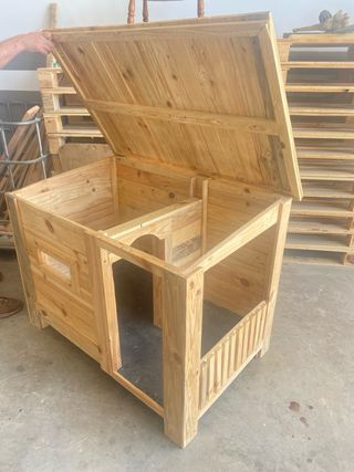 Caseta perro madera palet