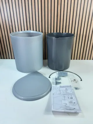 Cubo basura 13L tapa automática Emuca