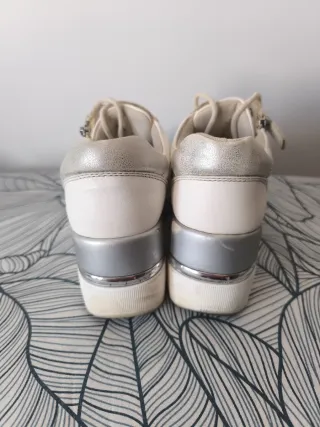 Zapatillas plataforma blancas