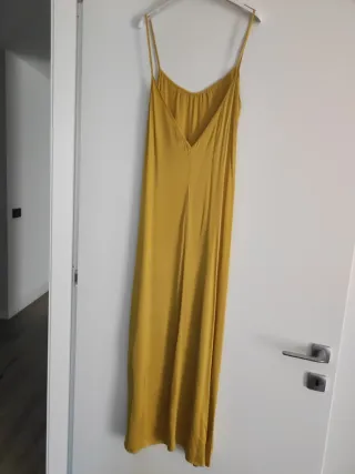 Abito lungo donna Alessia Santi giallo