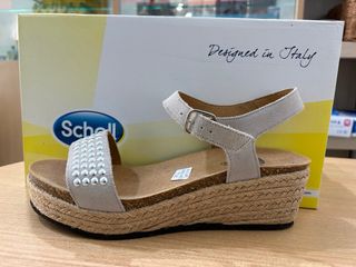 Sandalias Scholl Beige/Plata Talla 39/40