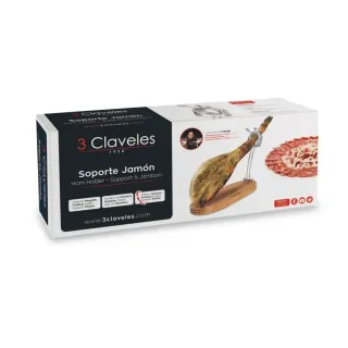 Soporte Jamonero Plegable 3 Claveles