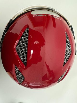 Casco Jet Heltec Rojo Talla L (60cm) rojo