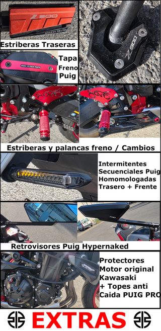 Kawasaki Z900 A2 en Garantía
