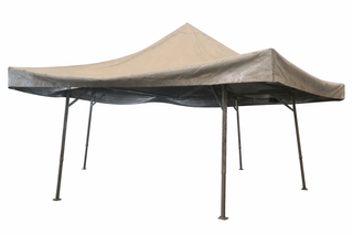 Carpa Kiosko Chiringuito Beige/Gris