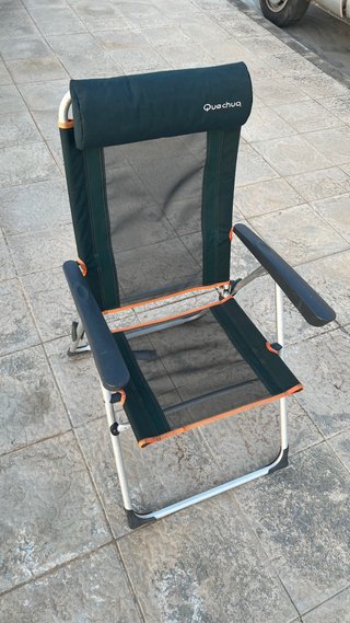 Silla de camping plegable reclinable