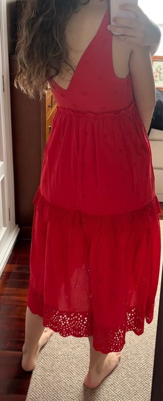 Vestido rojo Zara Talla M